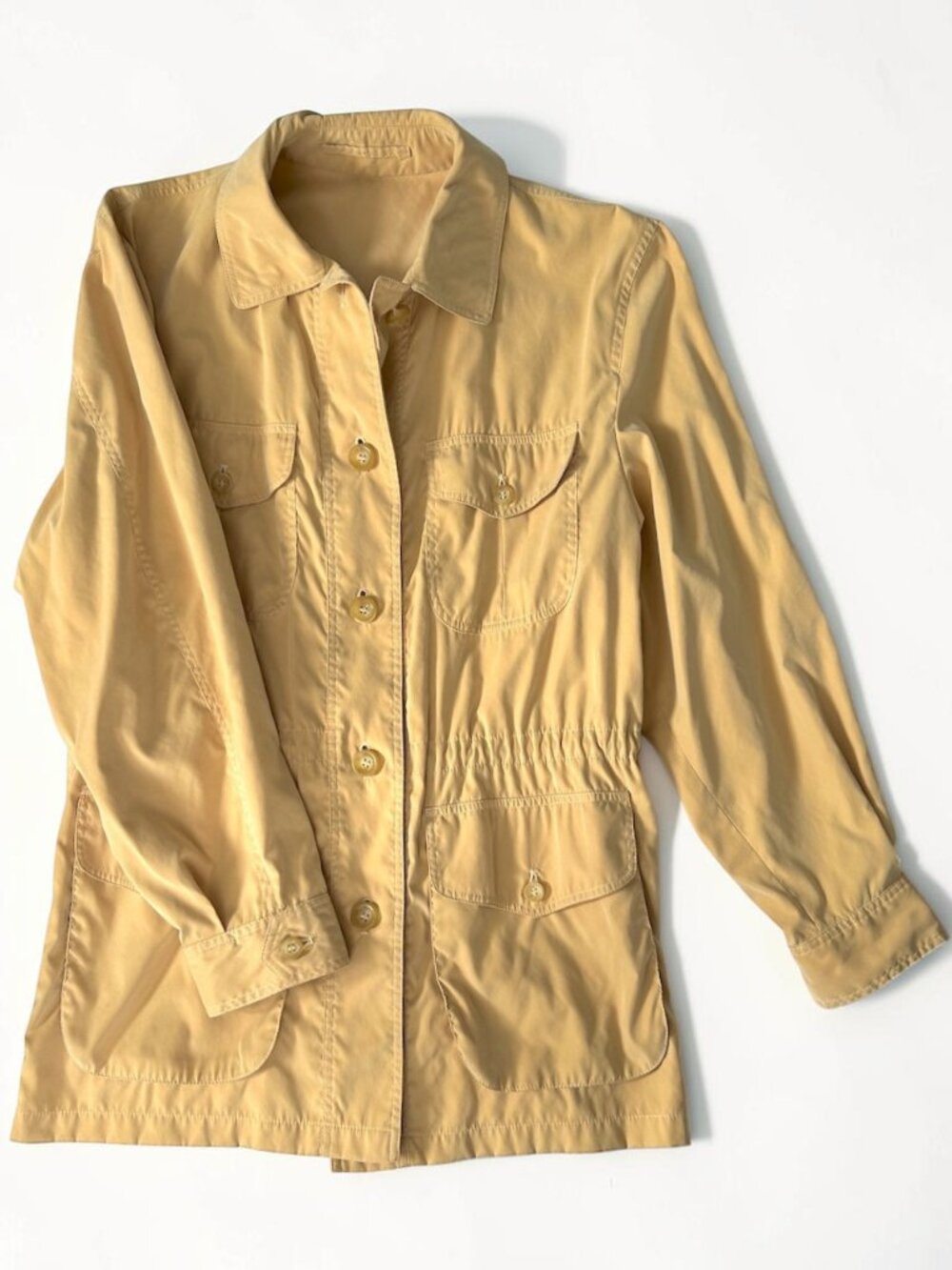Penny Jay by Valstar tan microfiber safari jacket SIZE 40